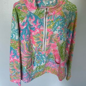 Lilly Pulitzer Popover Jacket  -Lovers Coral